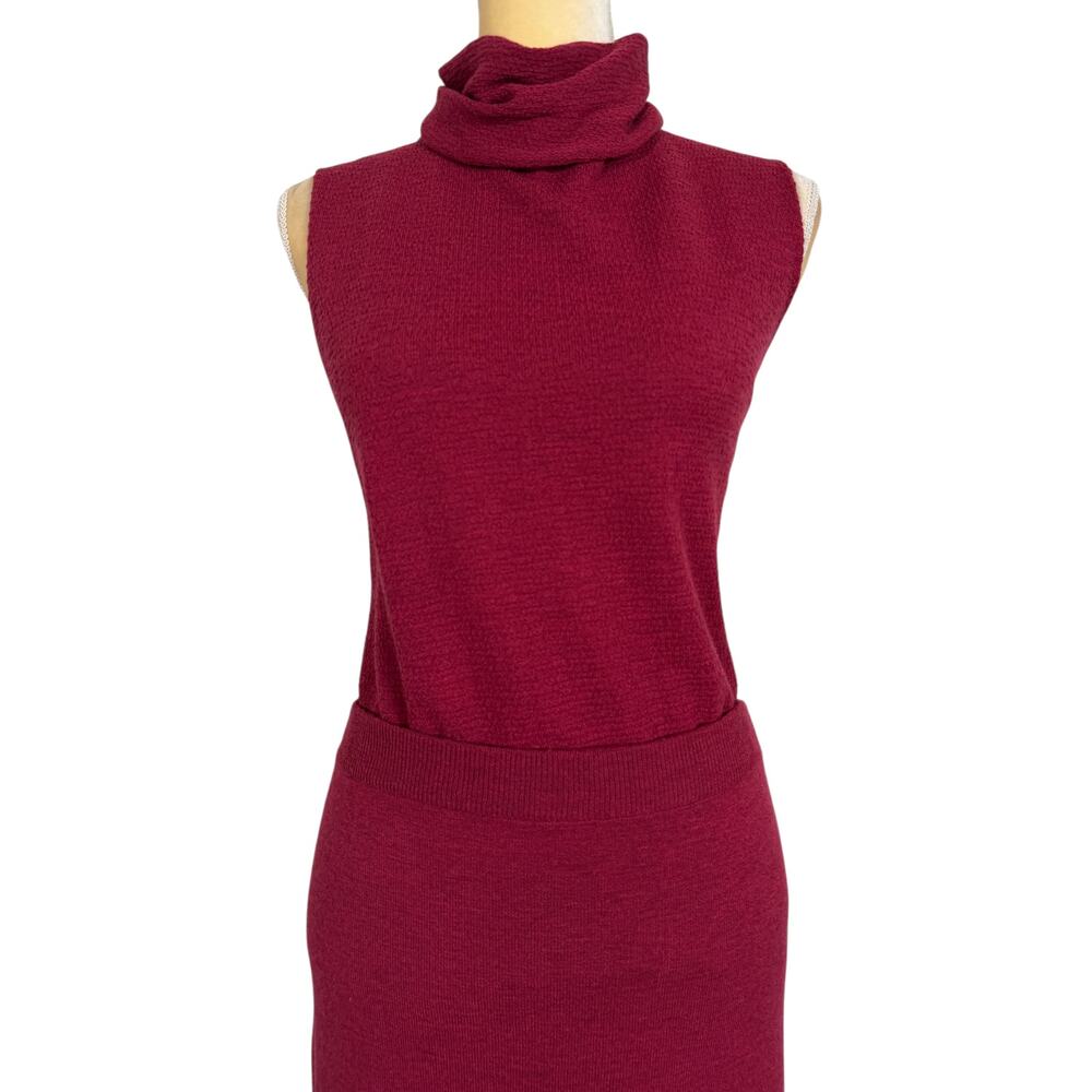 Eileen Fisher Women's Burgundy Maxi Skirt 3 Piece Set - Picture 6 of 15